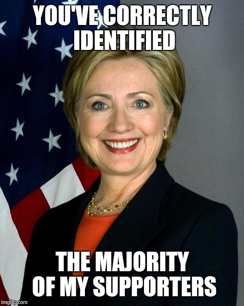 YOU'VE CORRECTLY IDENTIFIED THE MAJORITY OF MY SUPPORTERS | made w/ Imgflip meme maker