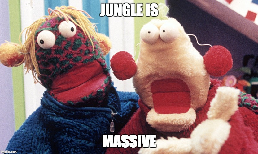 Jungle Is Massive Zig n Zag | JUNGLE IS; MASSIVE | image tagged in junglist,zig  zag,jungle is massive | made w/ Imgflip meme maker