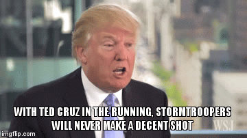 Why Ted Cruz Dropped Out | image tagged in gifs,donald trump | made w/ Imgflip video-to-gif maker