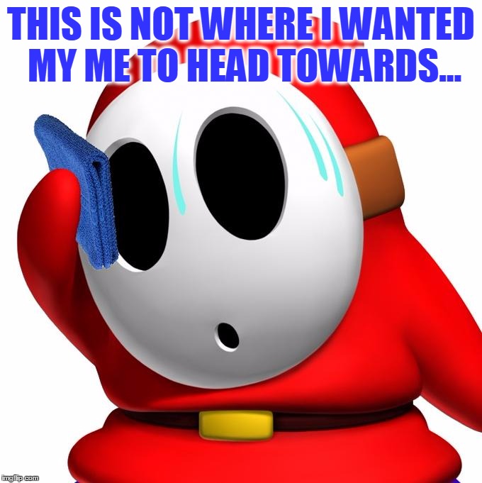 THIS IS NOT WHERE I WANTED MY ME TO HEAD TOWARDS... | made w/ Imgflip meme maker