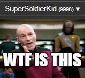 9998 points! WTF | WTF IS THIS | image tagged in picard wtf | made w/ Imgflip meme maker