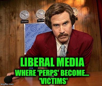LIBERAL MEDIA WHERE 'PERPS' BECOME...  'VICTIMS' | made w/ Imgflip meme maker