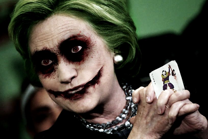 High Quality Joker Clinton Blank Meme Template