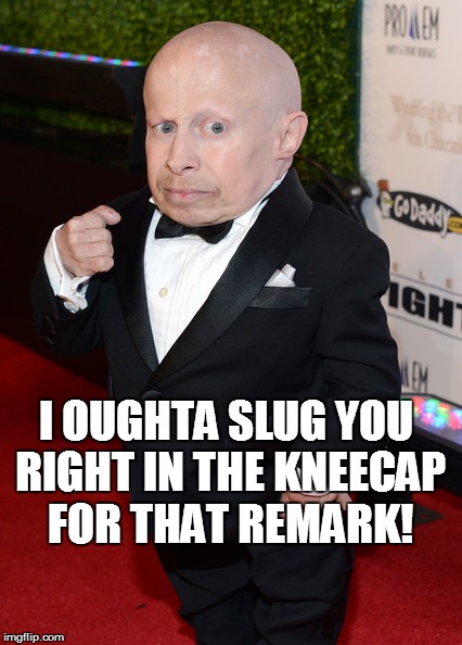 I OUGHTA SLUG YOU RIGHT IN THE KNEECAP FOR THAT REMARK! | made w/ Imgflip meme maker