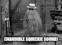 (INAUDIBLE SQUEEKIE SOUND) | made w/ Imgflip meme maker