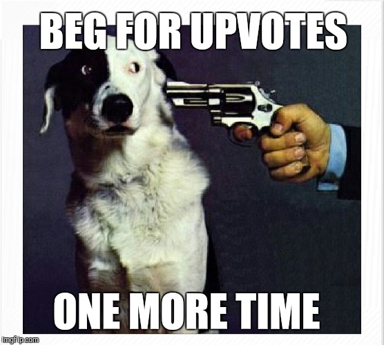 BEG FOR UPVOTES; ONE MORE TIME | image tagged in original meme,upvote,begging | made w/ Imgflip meme maker