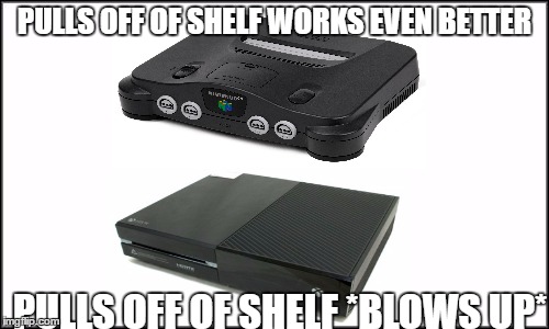 plain white | PULLS OFF OF SHELF WORKS EVEN BETTER; PULLS OFF OF SHELF *BLOWS UP* | image tagged in plain white | made w/ Imgflip meme maker