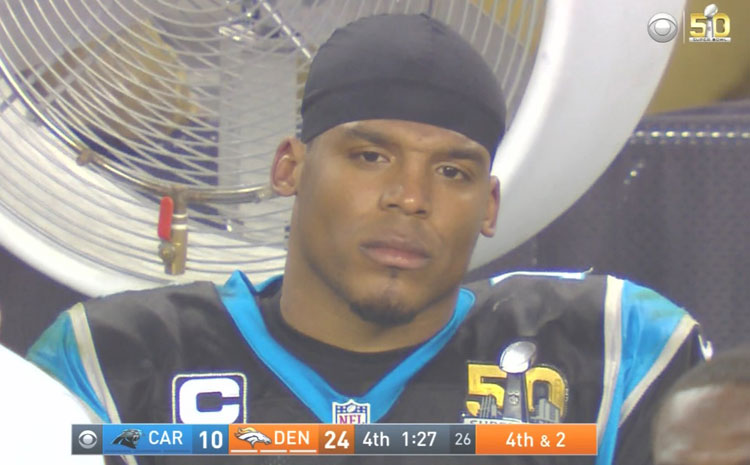 High Quality bitch cam newton  Blank Meme Template