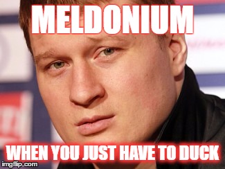 Alexander Povetkin | MELDONIUM; WHEN YOU JUST HAVE TO DUCK | image tagged in povetkin,alexander povetkin,duck,boxing,sports,deontay wilder | made w/ Imgflip meme maker