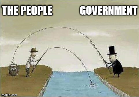 Politics Simplified | GOVERNMENT; THE PEOPLE | image tagged in political,funny,memes,government,politics,funny memes | made w/ Imgflip meme maker