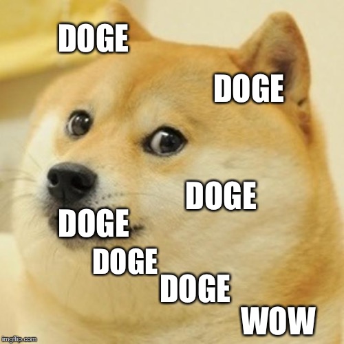 Doge Meme | DOGE; DOGE; DOGE; DOGE; DOGE; DOGE; WOW | image tagged in memes,doge | made w/ Imgflip meme maker