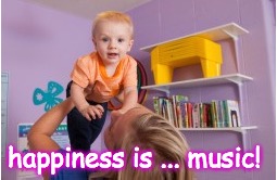 Baby & Mum | happiness is ... music! | image tagged in baby | made w/ Imgflip meme maker
