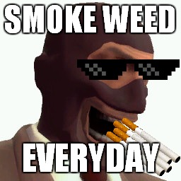 Spy Faces | SMOKE WEED EVERYDAY | image tagged in spy faces | made w/ Imgflip meme maker