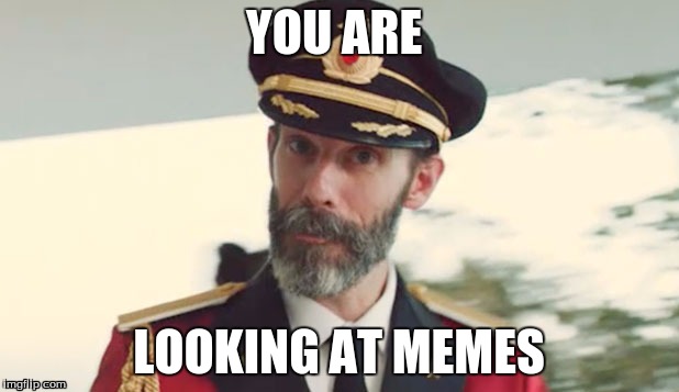 Very Obvious | YOU ARE; LOOKING AT MEMES | image tagged in captain obvious | made w/ Imgflip meme maker