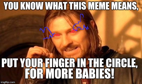 One Does Not Simply | YOU KNOW WHAT THIS MEME MEANS, PUT YOUR FINGER IN THE CIRCLE, FOR MORE BABIES! | image tagged in memes,one does not simply | made w/ Imgflip meme maker