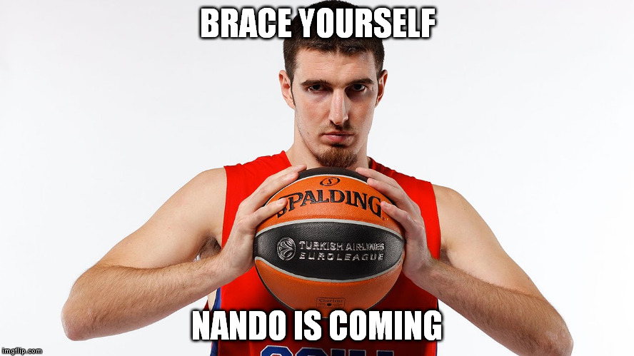 BRACE YOURSELF; NANDO IS COMING | image tagged in nando | made w/ Imgflip meme maker