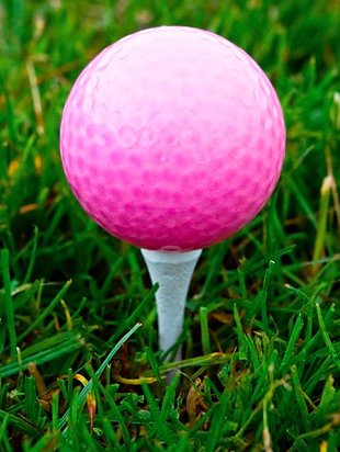Pink Golf Ball Blank Meme Template