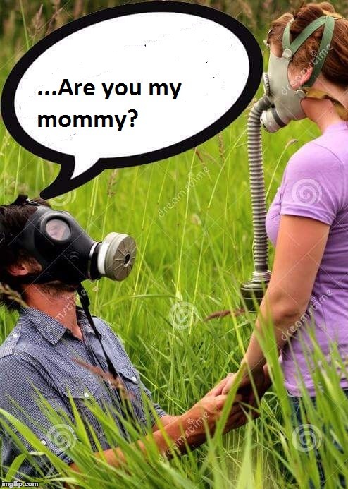 Are you my mommy? | image tagged in dr who,memes,dr who memes,are you my mommy,gas mask | made w/ Imgflip meme maker