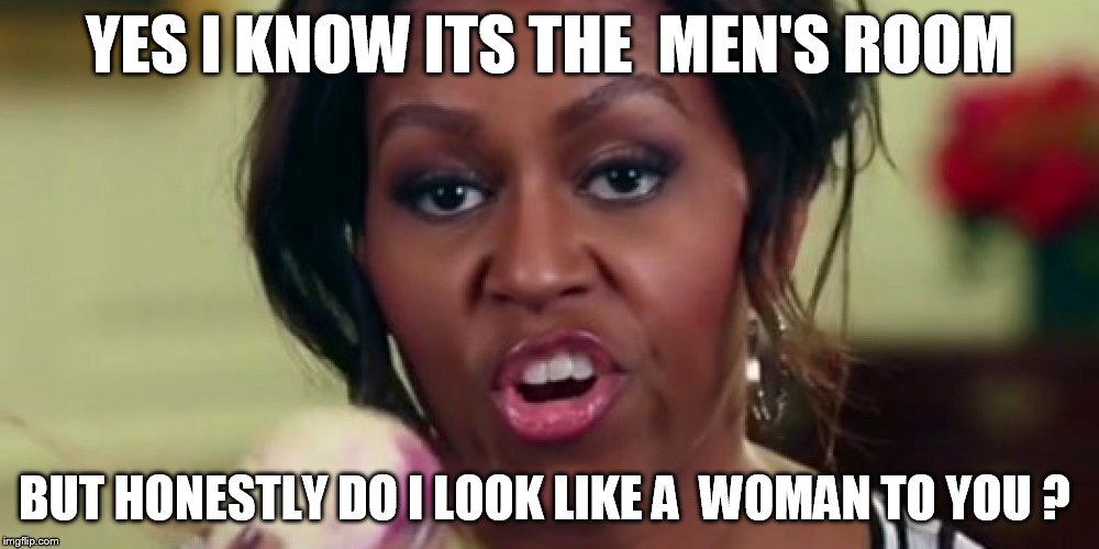 YES I KNOW ITS THE  MEN'S ROOM; BUT HONESTLY DO I LOOK LIKE A  WOMAN TO YOU ? | image tagged in like a woman,do i | made w/ Imgflip meme maker