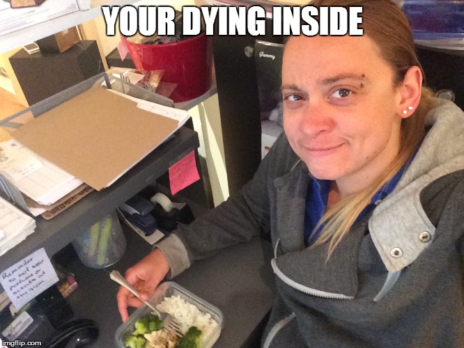 body building | YOUR DYING INSIDE | image tagged in prep | made w/ Imgflip meme maker
