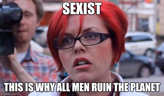 SEXIST THIS IS WHY ALL MEN RUIN THE PLANET | made w/ Imgflip meme maker