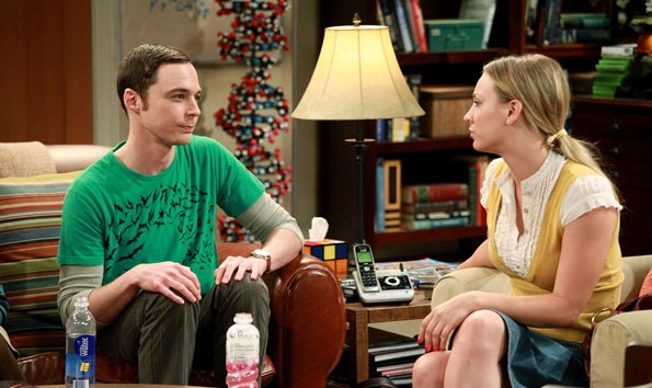 Big Bang Sheldon and penny Blank Meme Template