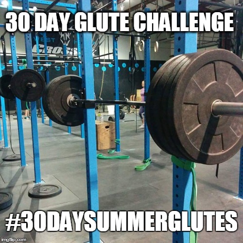30 DAY GLUTE CHALLENGE; #30DAYSUMMERGLUTES | image tagged in glute challenge,summer booty,30 day challenge | made w/ Imgflip meme maker