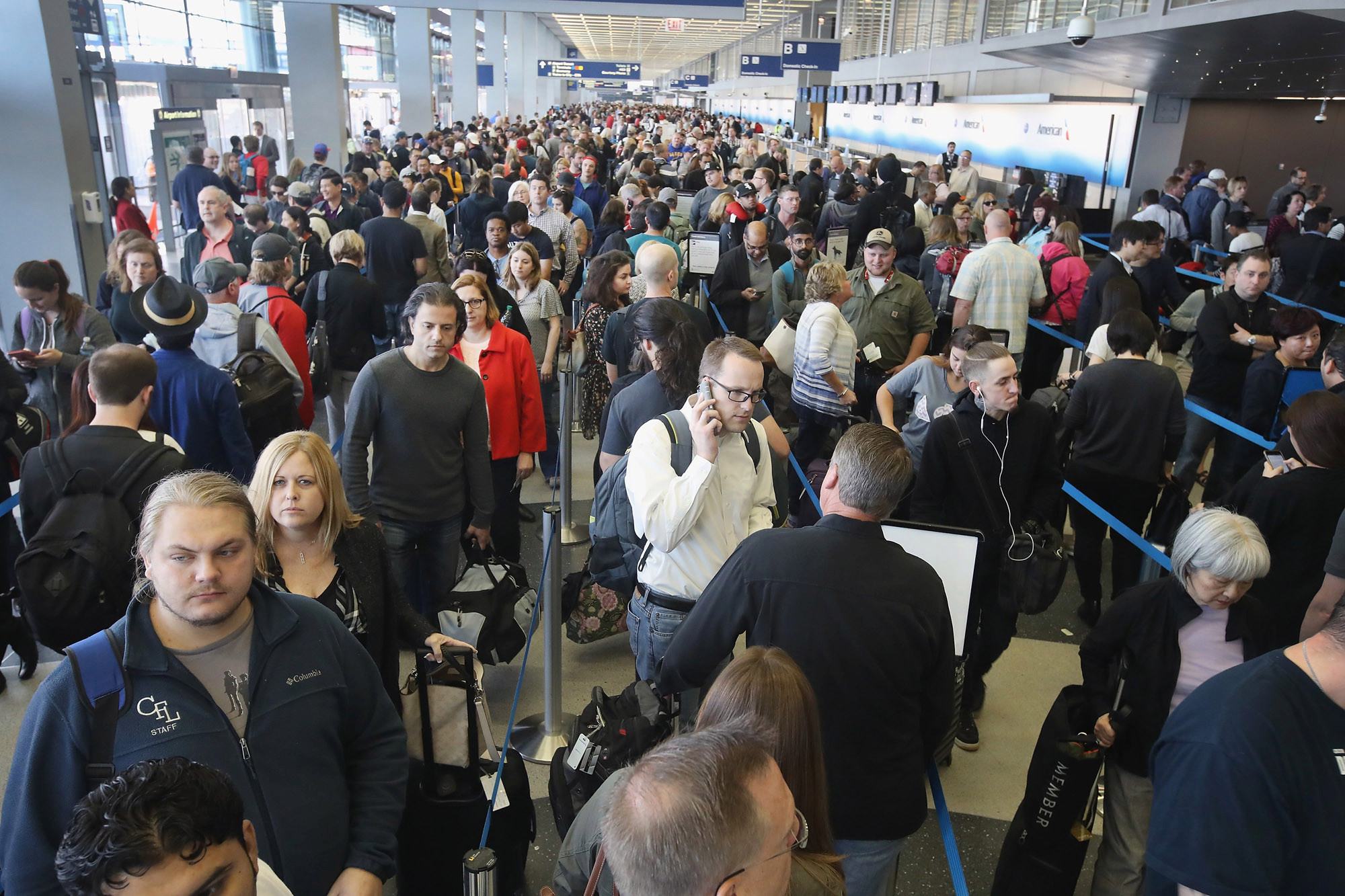 TSA Long Lines Blank Meme Template