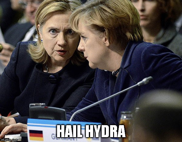 HAIL HYDRA | image tagged in hillang | made w/ Imgflip meme maker