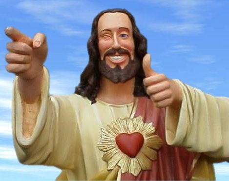 BuddyChrist Blank Meme Template