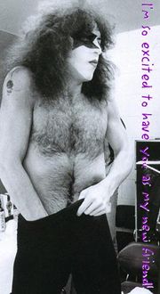 Kiss Paul Stanley in pants Blank Meme Template