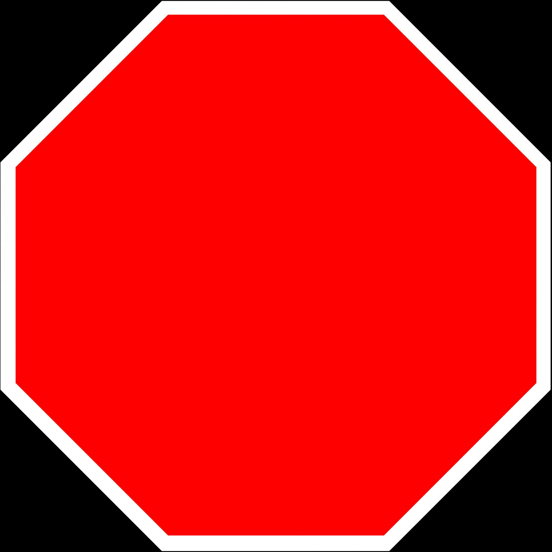 Printable Blank Stop Sign