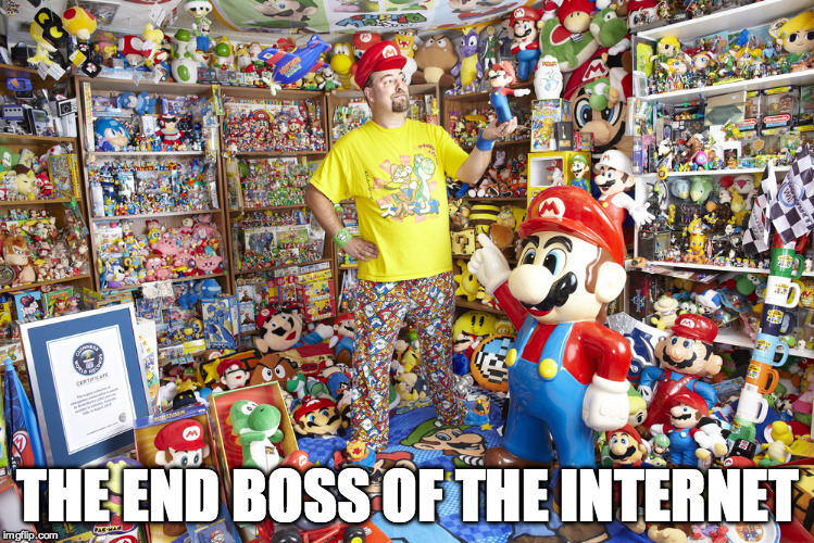This isn't even his final form. | THE END BOSS OF THE INTERNET | image tagged in e3,ps4,xbox,nintendo,video games,mario | made w/ Imgflip meme maker