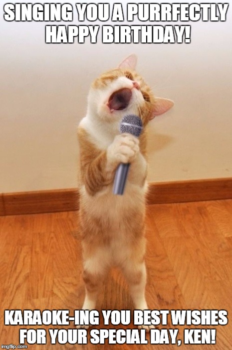 Karaoke Cat - Imgflip