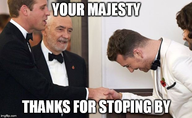YOUR MAJESTY THANKS FOR STOPING BY | made w/ Imgflip meme maker
