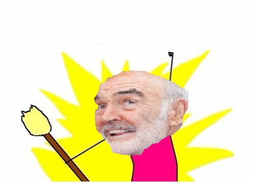 High Quality X All The Y (Sean Connery) Blank Meme Template