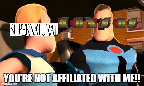 I'm tired of people thinking they know ALL about Kansas just because they watch that STUPID show | YOU'RE NOT AFFILIATED WITH ME!! | image tagged in memes,music | made w/ Imgflip meme maker