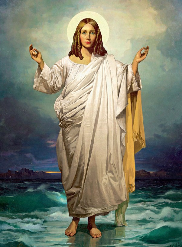 Jewish goddess / female Christ  Blank Meme Template