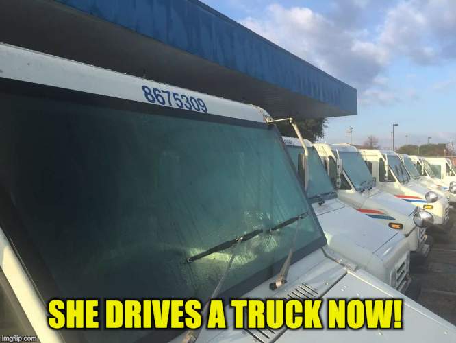 SHE DRIVES A TRUCK NOW! | made w/ Imgflip meme maker