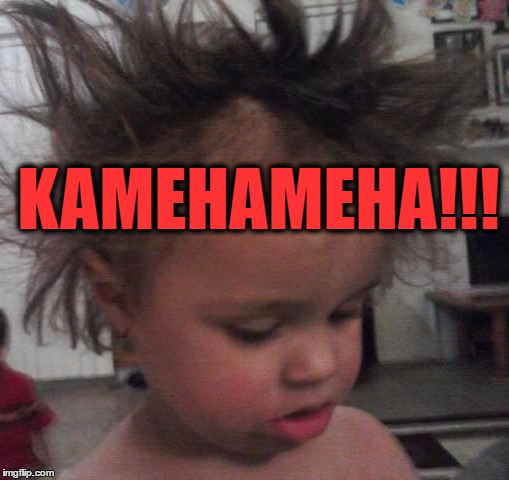 Spuper saiyan | KAMEHAMEHA!!! | image tagged in spuper saiyan | made w/ Imgflip meme maker