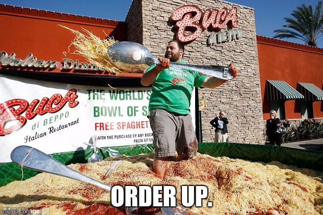 ORDER UP. | made w/ Imgflip meme maker