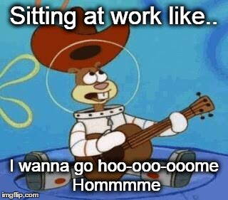 Sitting at work like.. I wanna go hoo-ooo-ooome Hommmme | image tagged in work,memes | made w/ Imgflip meme maker