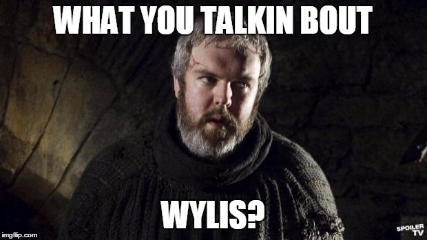 Hodor | WHAT YOU TALKIN BOUT; WYLIS? | image tagged in hodor | made w/ Imgflip meme maker