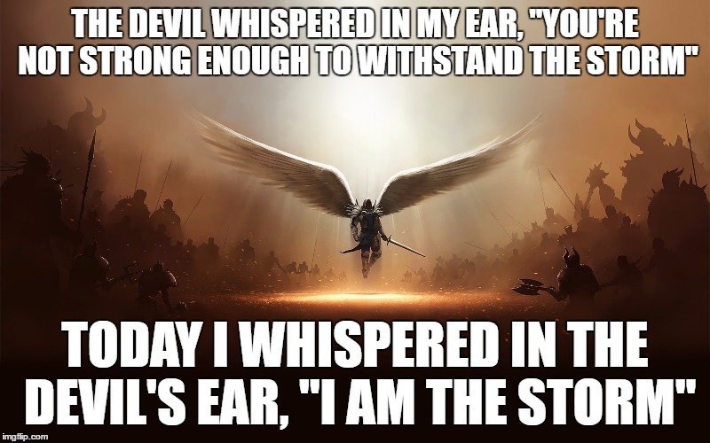 The Devil Whispered In My Ear Quote Meaning