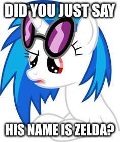 DID YOU JUST SAY HIS NAME IS ZELDA? | made w/ Imgflip meme maker