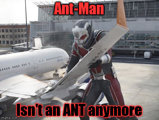 What Happened  | Ant-Man; Isn't an ANT anymore | image tagged in ant-man,marvel,captain america civil war,funny memes | made w/ Imgflip meme maker