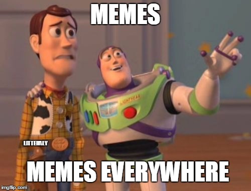 MEMES MEMES EVERYWHERE LITTERALY | image tagged in memes,x x everywhere | made w/ Imgflip meme maker