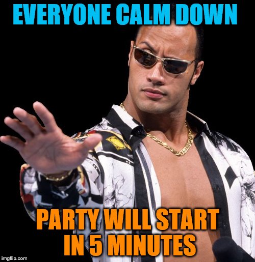 The Rock Says Keep Calm - Imgflip
