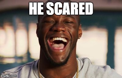 Deontay Wilder | HE SCARED | image tagged in deontay wilder,alexander povetkin,boxing,sports,espn | made w/ Imgflip meme maker