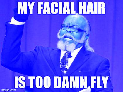 Too Damn High Meme | MY FACIAL HAIR; IS TOO DAMN FLY | image tagged in memes,too damn high | made w/ Imgflip meme maker